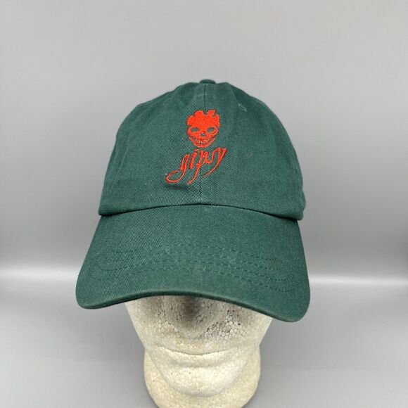 Gipsy Hat Adult‎ Green Skull Dad Cap Adjustable - Picture 1 of 7